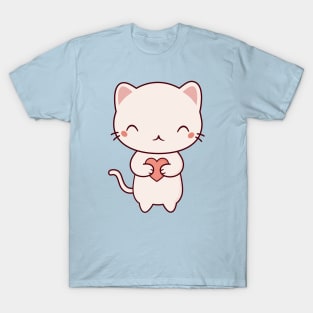 Kawaii Cute Kitten Cat T-Shirt